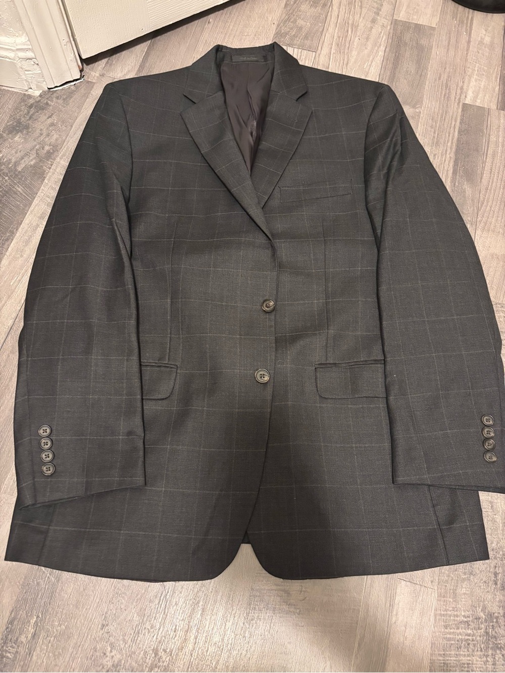 Ralph Lauren Wool Windowpane Blazer  42R